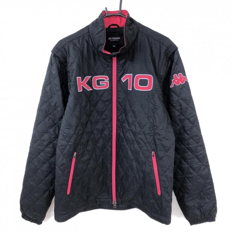 ☆40%OFF価格☆【美品】Kappa カッパ 2WAY中綿ジャケット 黒×ピンク