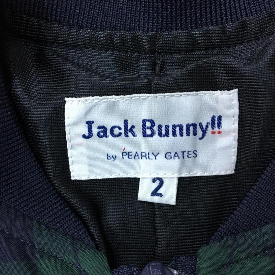 Jack Bunny ジャックバニー ジャケットブルゾン グリーン×ネイビー