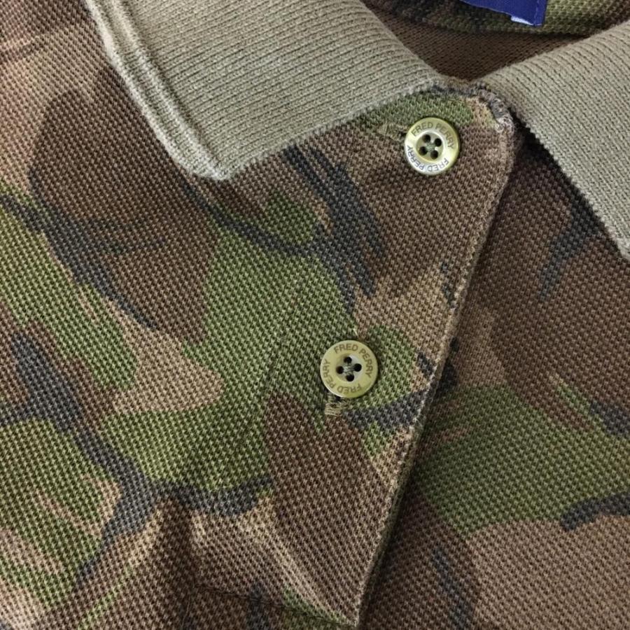 70%OFF価格／FRED PERRY フレッドペリー 半袖ポロシャツ カーキ