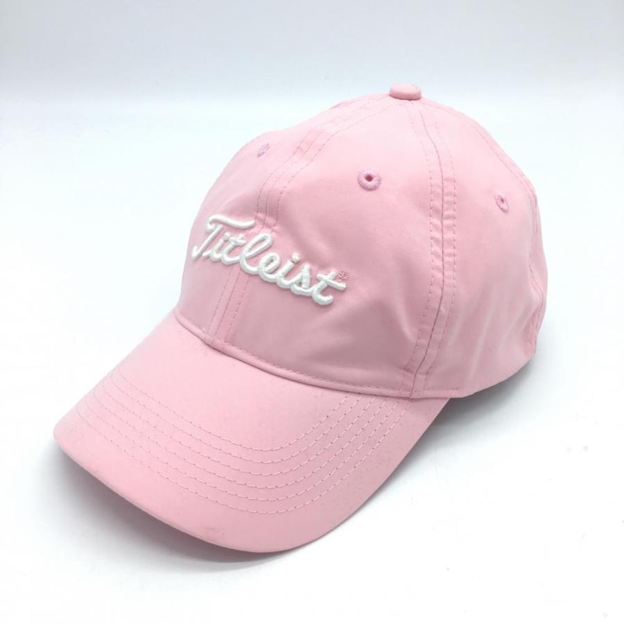 10 Off価格 美品 Titleist タイトリスト キャップ ピンク 白 ピンクリボン 立体ロゴ レディース ゴルフウェア 1 レオナード 通販 Yahoo ショッピング