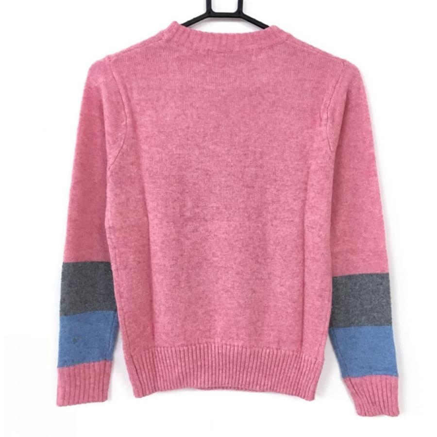 ☆50%OFF価格☆V12 ヴィトゥエルヴ 長袖ニットセーター 杢ピンク