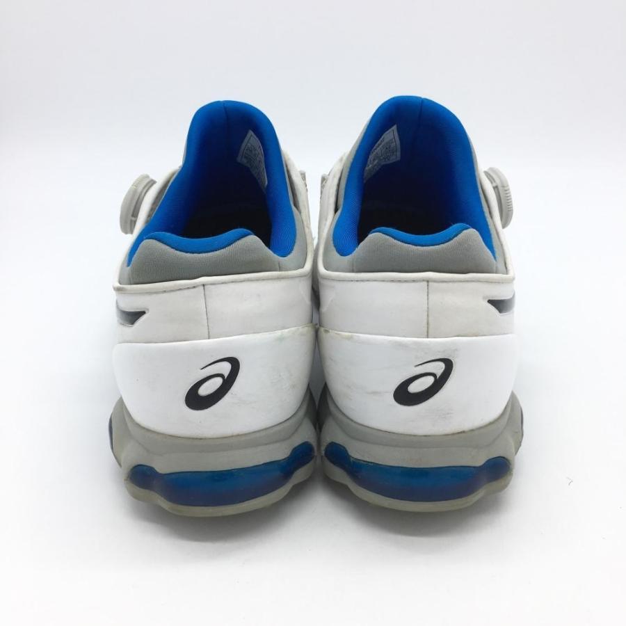 ☆10%OFF価格☆asics アシックス ゴルフシューズ 白×ブルー TGN922 GEL