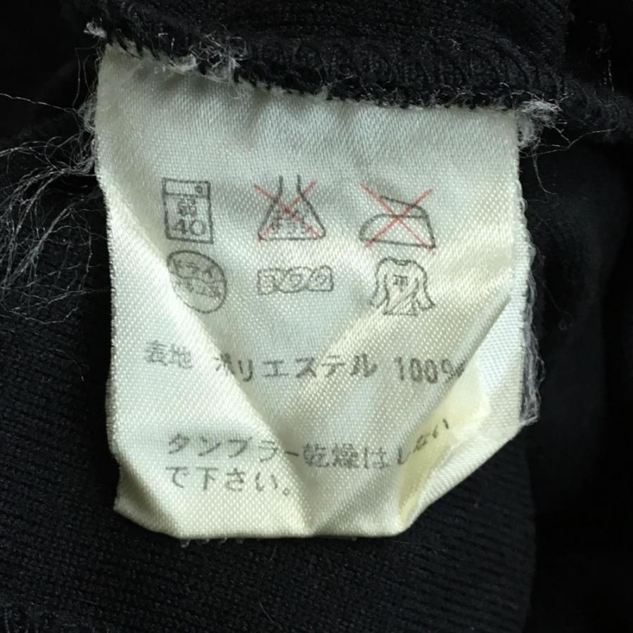 PARADISO パラディーゾ 切替ジャケットブルゾン 黒 フリース バック