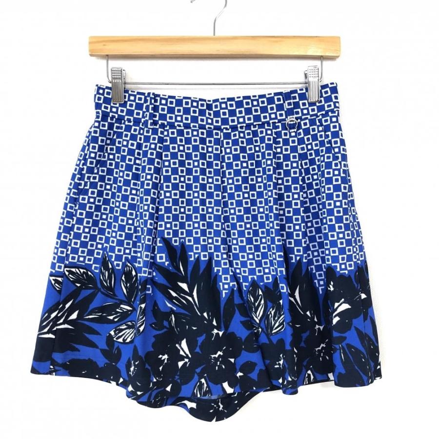 ☆SALE50%OFF☆【美品】adabat アダバット キュロットスカート ブルー  