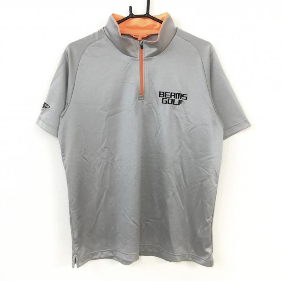 30 Off価格 Beams Golf ビームスゴルフ 半袖ハイネックシャツ グレー 蛍光オレンジ ハーフジップ 日本製 オレンジレーベル メンズ Xl ゴルフウェア 1 レオナード 通販 Yahoo ショッピング