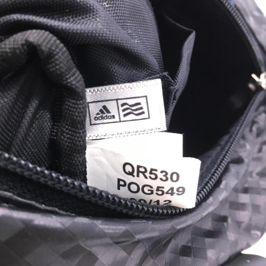 超美品】adidas アディダス カートバッグ 黒×ピンク チェック柄 3