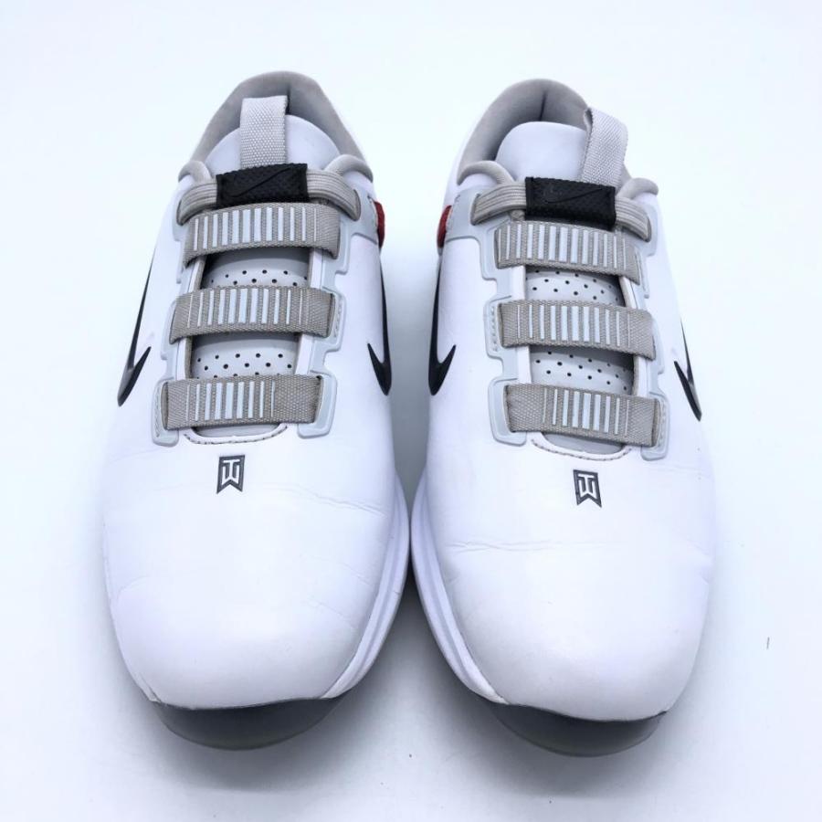 【新品未使用】NIKE ゴルフシューズ　メンズ　ホワイト NIKE GOLF タイガーウッズ 71 FastFit メンズゴルフシューズﾎﾜｲﾄ