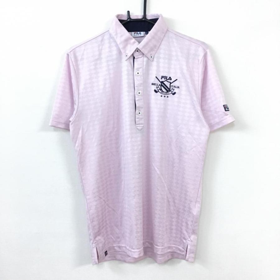 Fila Golf フィラ ゴルフ 半袖 カノコ ポロシャツ L ゴルフウェア オンライン限定商品