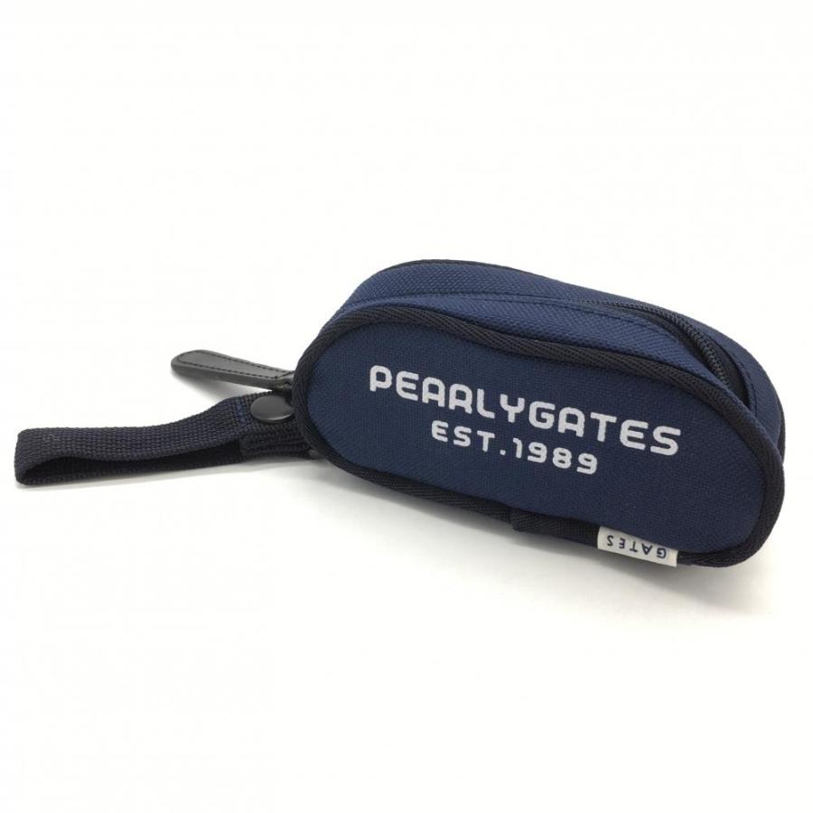 超美品 Pearly Gates パーリーゲイツ ボールケース ネイビー 白 ロゴプリント Frゴルフ 1 レオナード 通販 Yahoo ショッピング