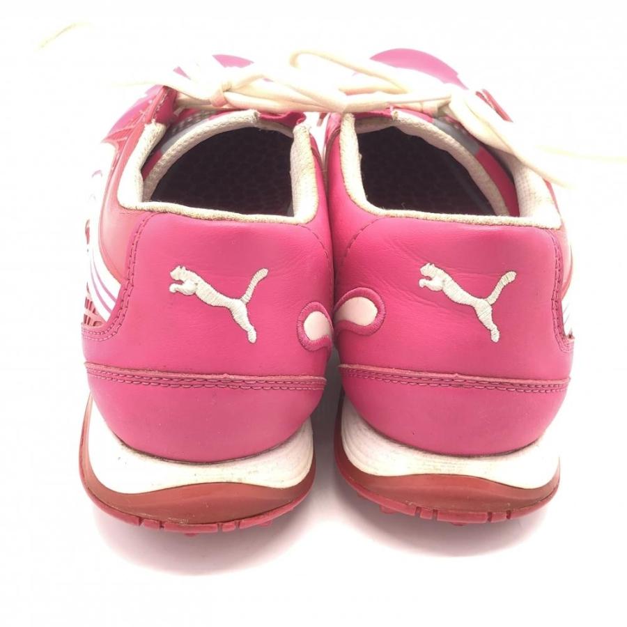 30%OFF価格／PUMA プーマ ゴルフシューズ ピンク×白 187094 レディース