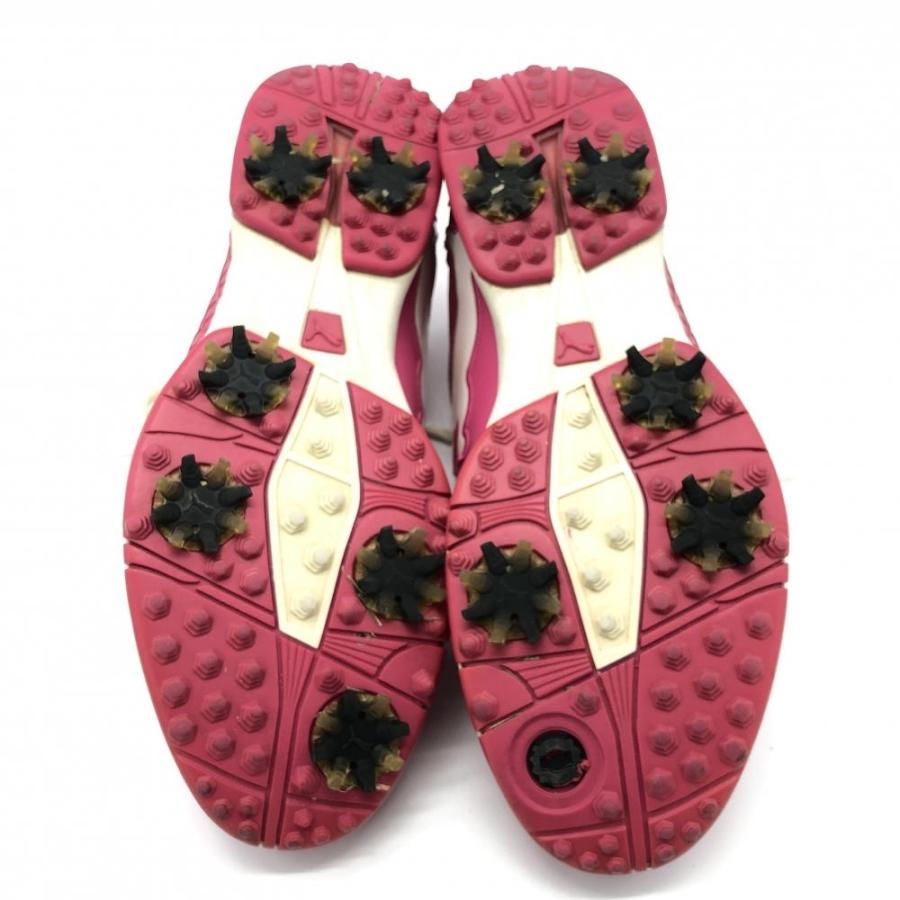 30%OFF価格／PUMA プーマ ゴルフシューズ ピンク×白 187094 レディース