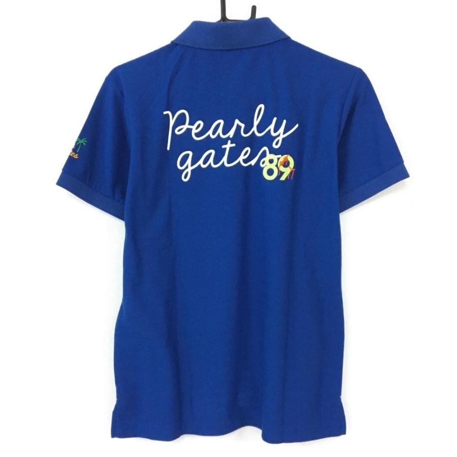 ☆SALE60%OFF☆PEARLY GATES パーリーゲイツ 半袖ポロシャツ ブルー