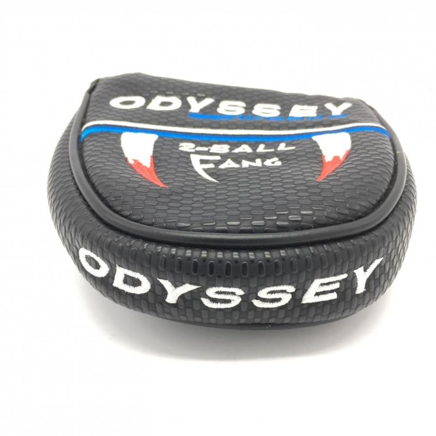 超美品】ODYSSEY オデッセイ パターカバー 黒×白 マレット型 2-BALL
