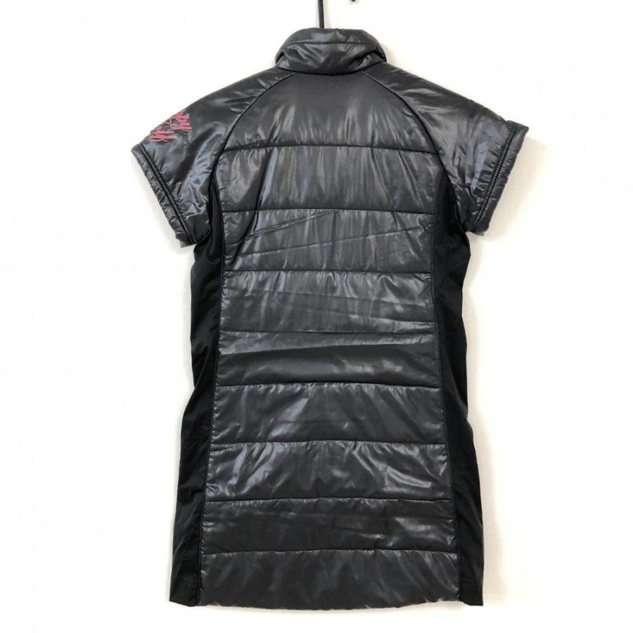 50%OFF価格／(超美品)FILA GOLF フィラゴルフ 中綿半袖ワンピース 黒