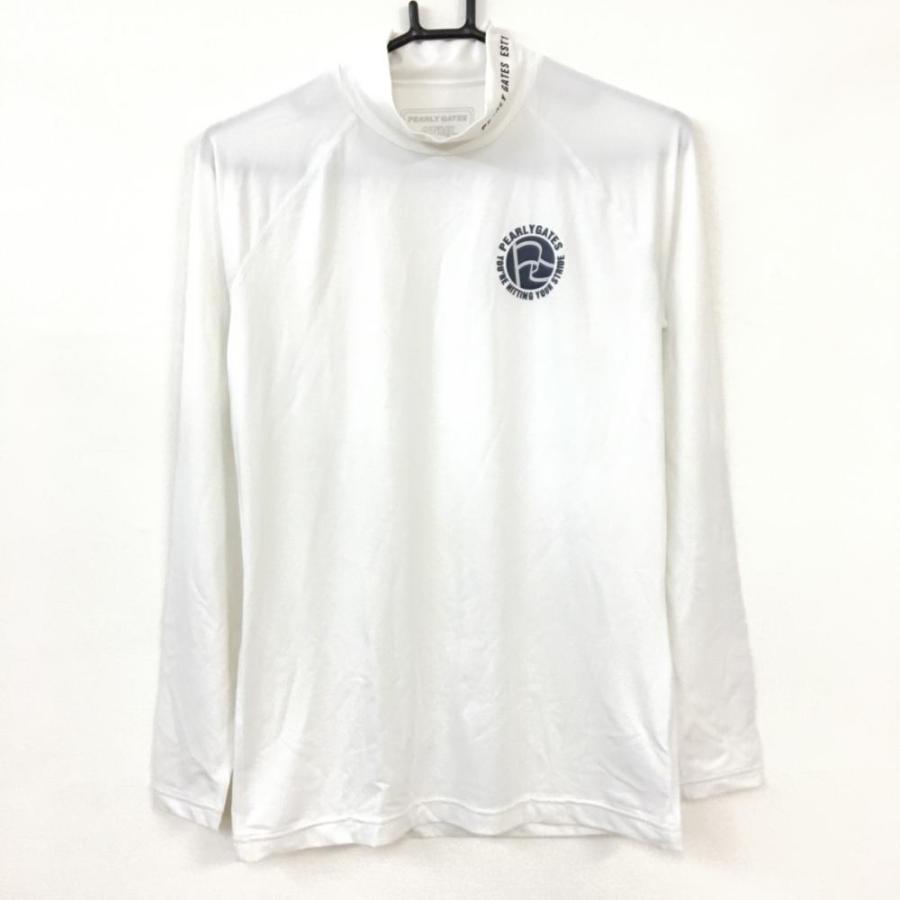 Pearly Gates パーリーゲイツ 長袖ハイネックシャツ 白 ストレッチ ロゴプリント インナーウェア メンズ 4 M ゴルフウェア 1 レオナード 通販 Yahoo ショッピング