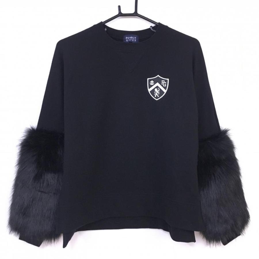 ☆20%OFF価格☆【超美品】PEARLY GATES パーリーゲイツ トレーナー 黒