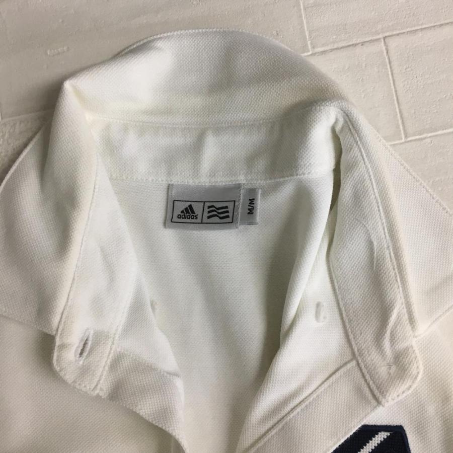 ☆50%OFF価格☆adidas アディダス 半袖ポロワンピース 白×ネイビー 一