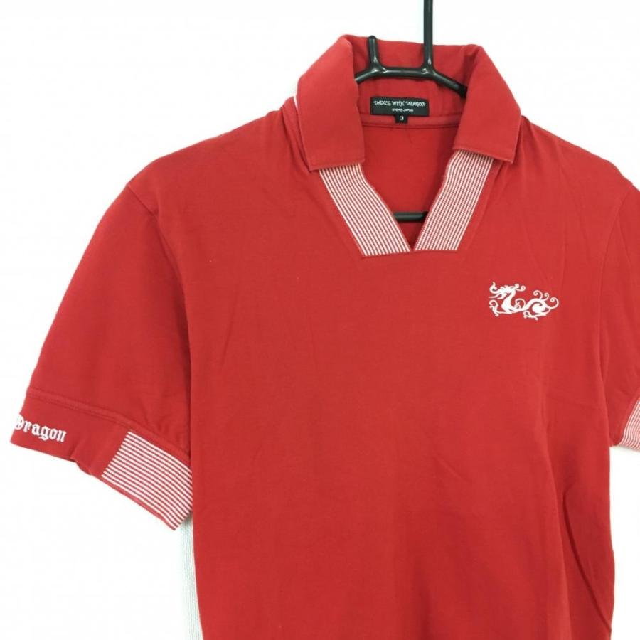 40%OFF価格／Dance With Dragon ダンスウィズドラゴン 半袖ポロシャツ