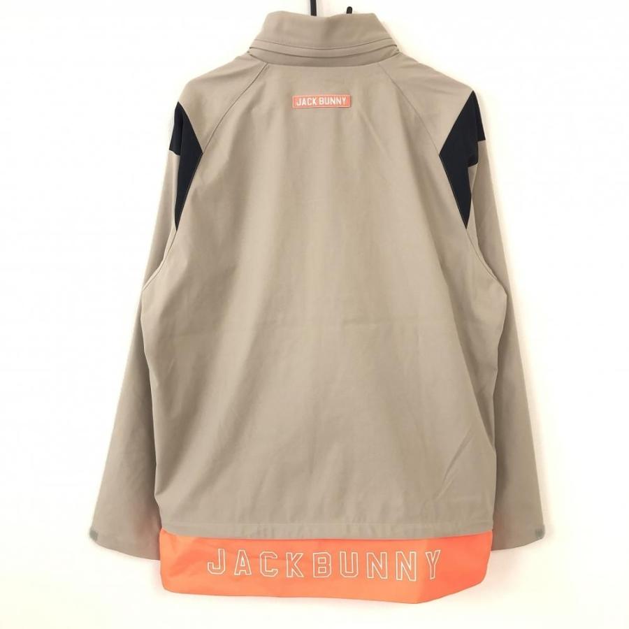 Jack Bunny ジャックバニー 2WAYブルゾン ベージュ×黒-アイピー