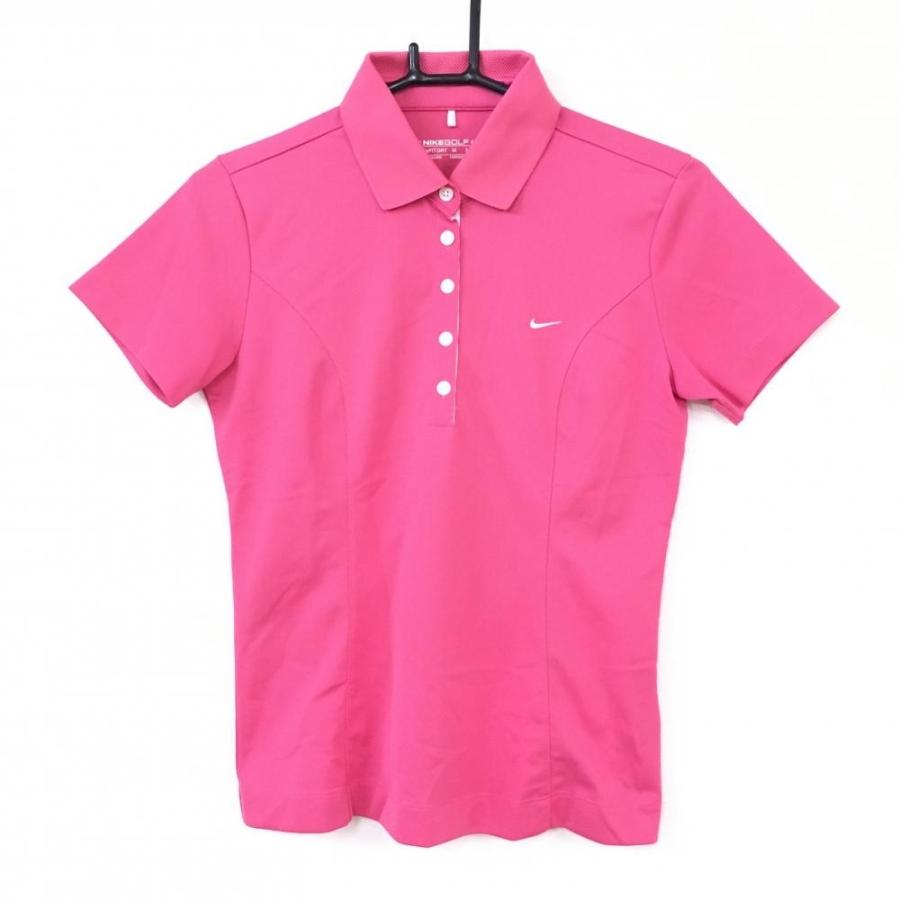 60%OFF価格／(超美品)NIKE ナイキゴルフ 半袖ポロシャツ ピンク FITDRY シンプル 無地 レディース M ゴルフウェア  :1-240001061647:レオナード 通販 