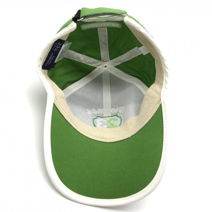 【新品】ダイヤモンドカップゴルフ キャップ 帽子 ロゴ入り GOLF 公式グッズ 23区GOLF 23区ゴルフ キャップ グリーン×白 ロゴ刺繍 F ゴルフウェア
