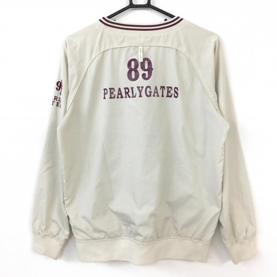 PEARLY GATES パーリーゲイツ スニード ブルゾン ベージュ×ボルドー