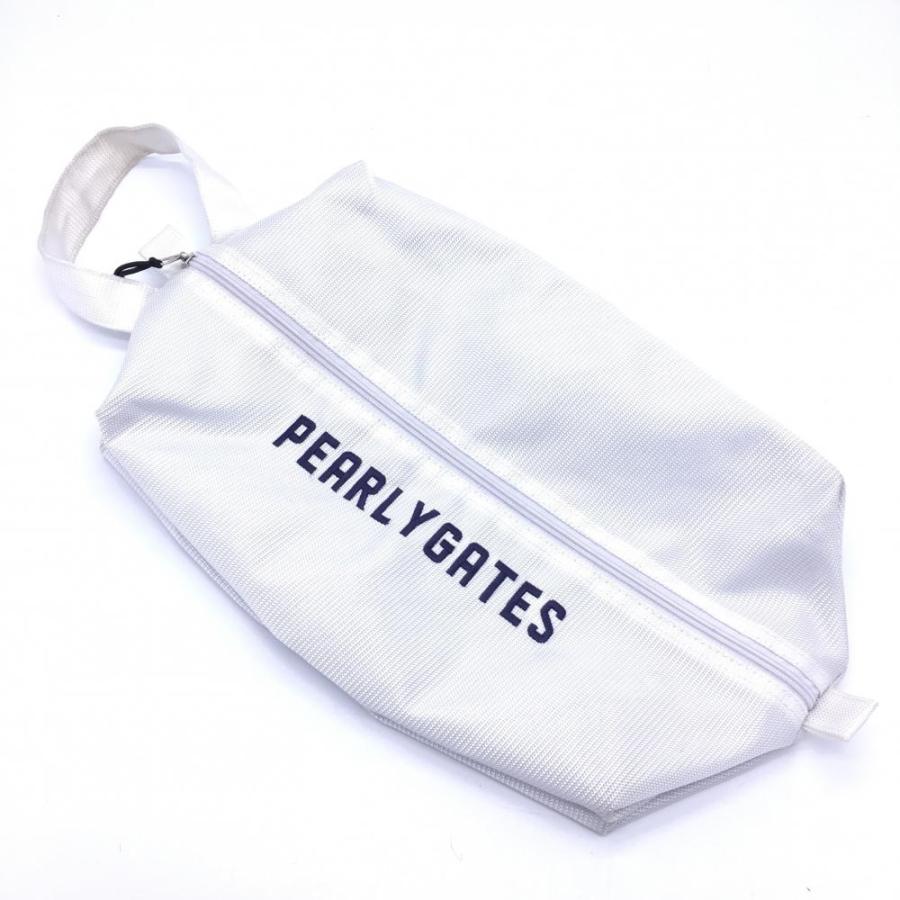 ☆20%OFF価格☆PEARLY GATES パーリーゲイツ シューズケース 白 ☆20%OFF価格☆PEARLY GATES パーリーゲイツ シューズケース 白