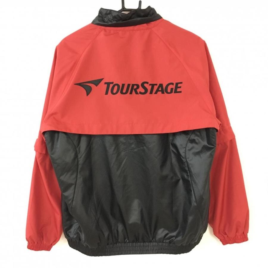 60%OFF価格 TOURSTAGE ツアーステージ 4WAY中綿ジャケット 黒×レッド