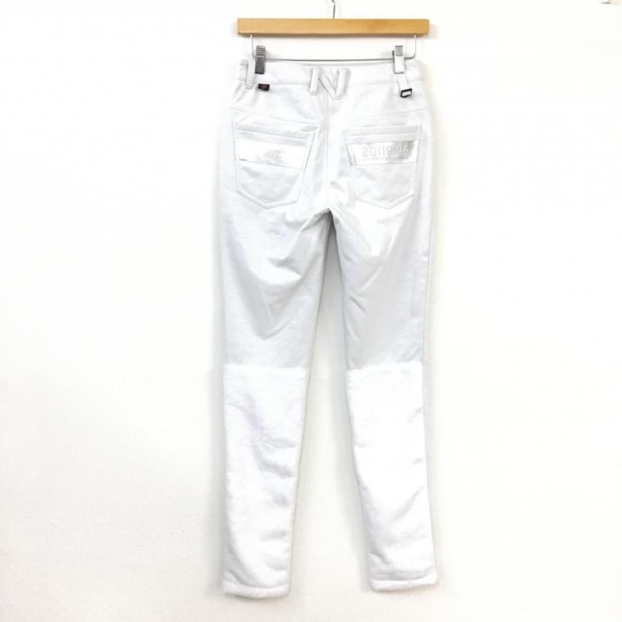 New Balance Golf 裏起毛ホワイトパンツ Size:00 ☆10%OFF価格☆【美品】New Balance ニューバランスゴルフ 切替パンツ