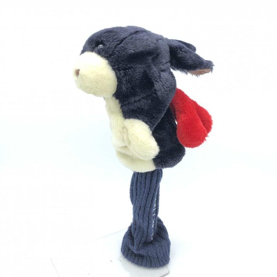 PEARLY GATES　未使用　タグ付　ブラック　ベルト　フライングラビット PEARLY GATES パーリーゲイツ ヘッドカバー 黒 うさぎ ドライバー用