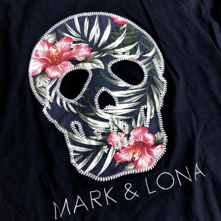 MARK＆LONA マークアンドロナ 半袖ポロシャツ ネイビー バックビッグ