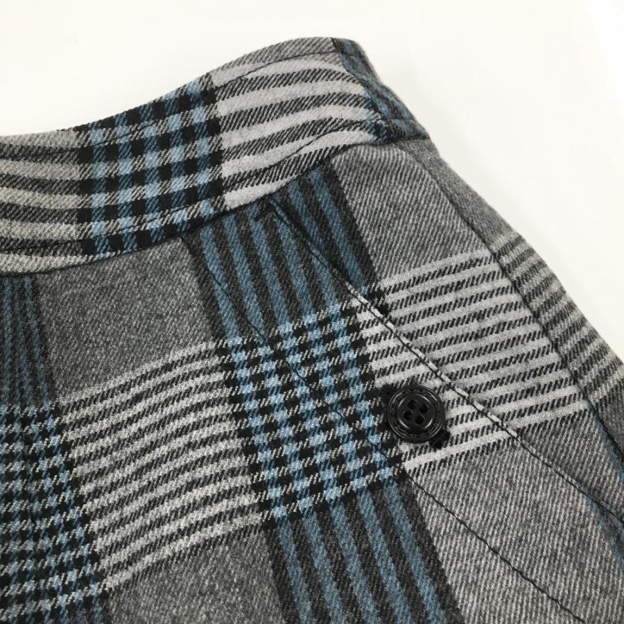Munsingwear（マンシングウェア） スカート グレー×ライトブルー
