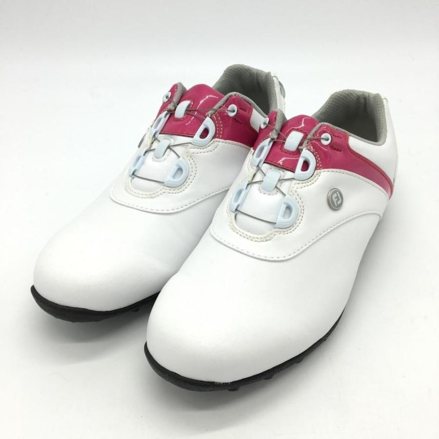 新品未使用 FJ ゴルフシューズ ホワイト/ピンク BOA