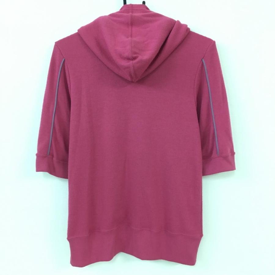 Callaway キャロウェイ 半袖ニットパーカー ピンク DRYSPORT