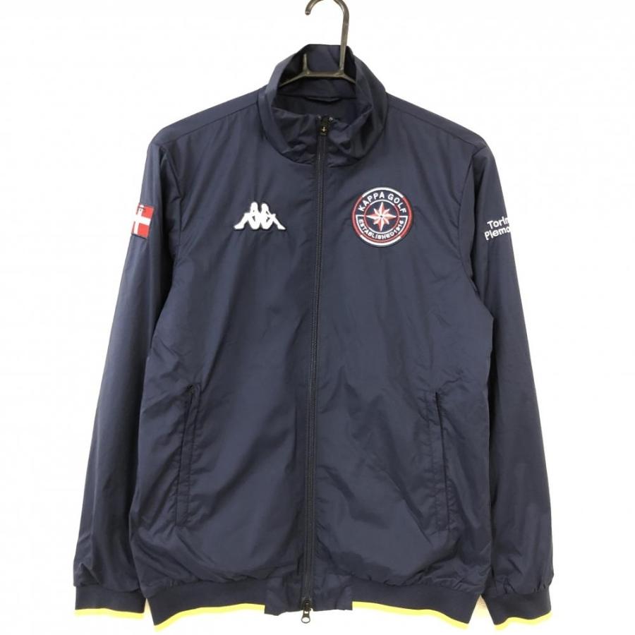 新品】Kappa カッパ ブルゾン ネイビー×レッド 蓄熱 保温 撥水加工