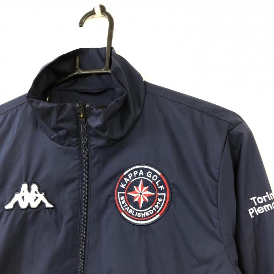 新品】Kappa カッパ ブルゾン ネイビー×レッド 蓄熱 保温 撥水加工