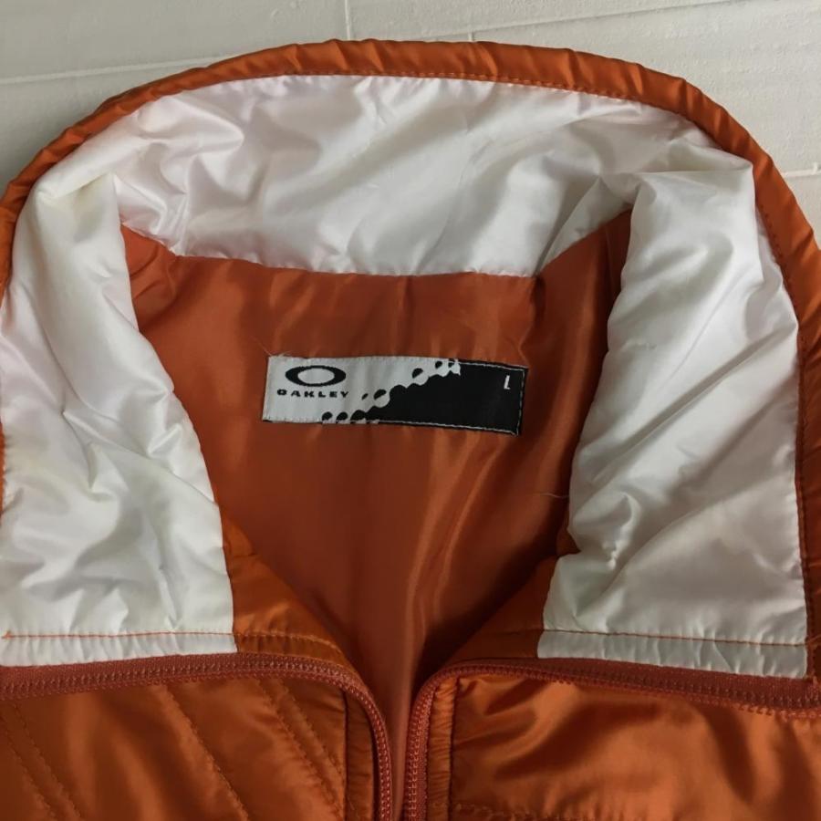 ☆20%OFF価格☆Oakley オークリー 中綿ベスト オレンジ ダブルジップ