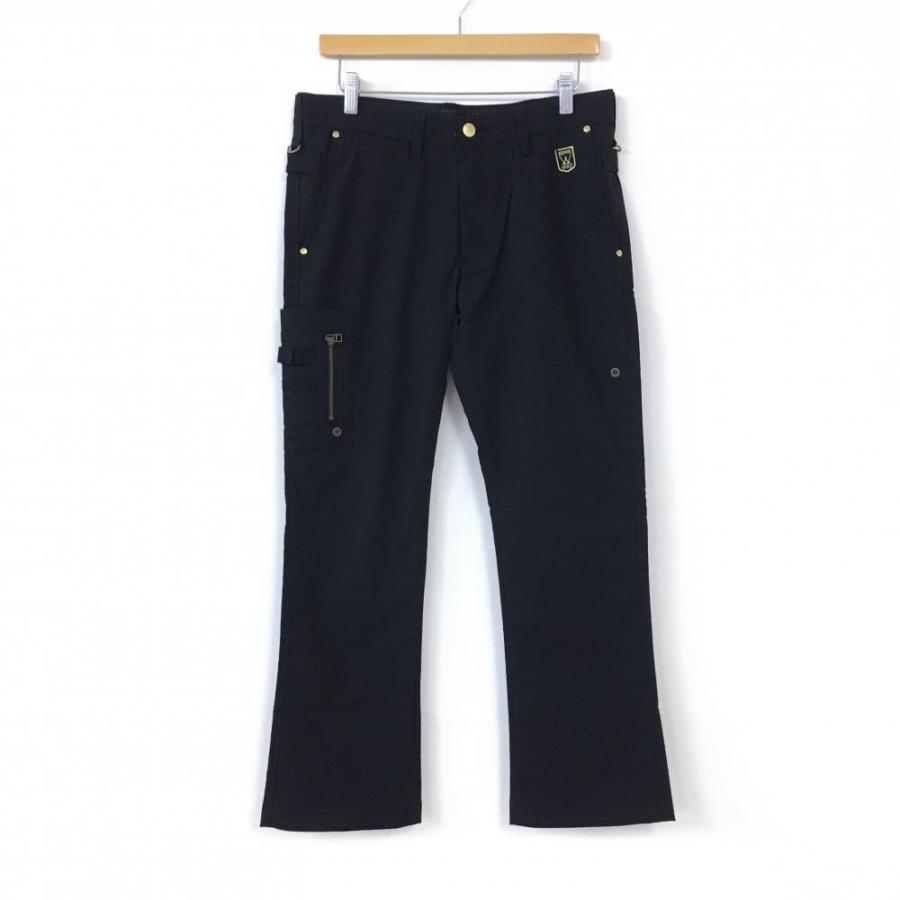 超美品】EDWIN GOLF エドウィンゴルフ パンツ 黒 ティー装着可 複数