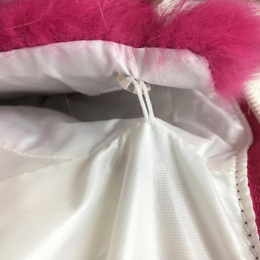 アンタイトル　ゴルフ　ダウンベスト　ワンピース　ロングベスト　ピンク 40%OFF価格／UNTITLED アンタイトル ダウンベスト ピンク×白