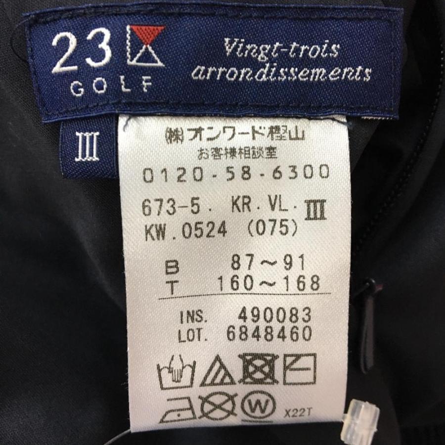 ☆10%OFF価格☆【超美品】23区 23区ゴルフ リバーシブルスニード