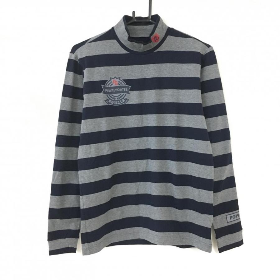 完売品PEARLY GATES ゴルフ用シャツ ハイネック 超美品】PEARLY GATES パーリーゲイツ 長袖ハイネックシャツ