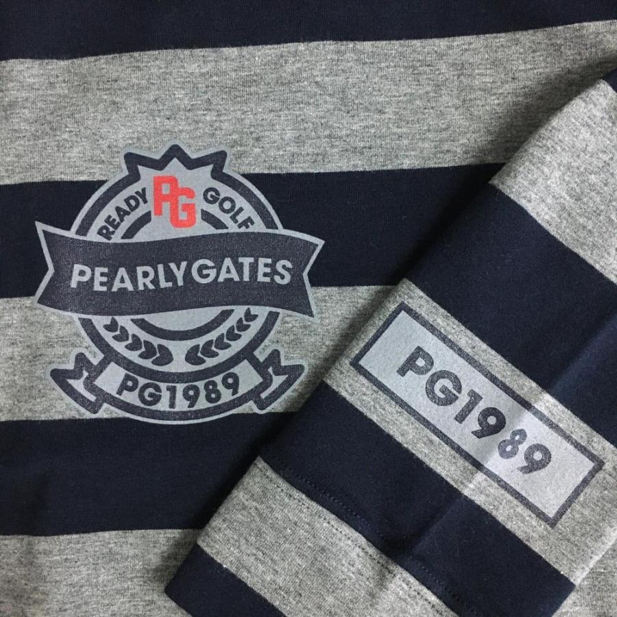 超美品】PEARLY GATES パーリーゲイツ 長袖ハイネックシャツ グレー