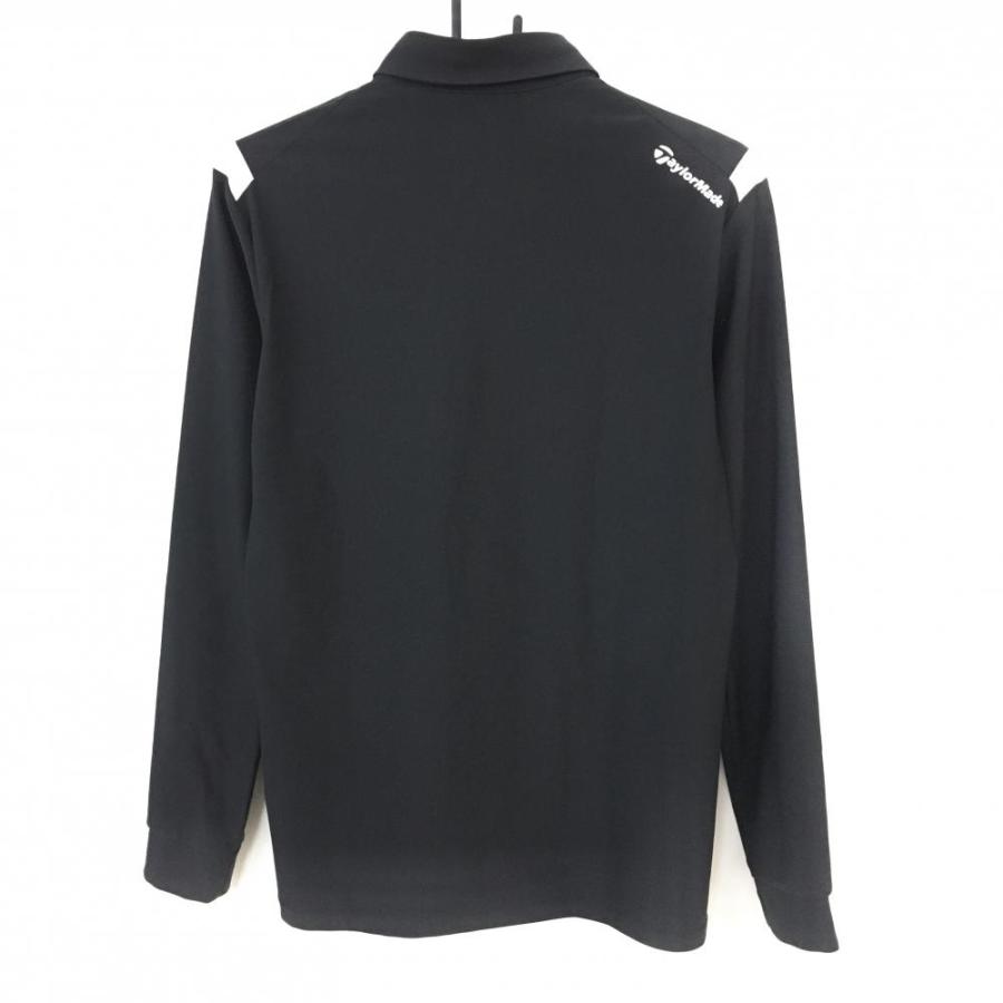 ☆10%OFF価格☆TaylorMade テーラーメイド 長袖ポロシャツ 黒 ☆10%OFF価格☆TaylorMade テーラーメイド 長袖ポロシャツ 黒