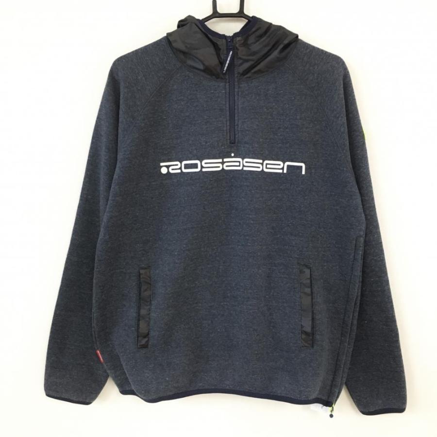 ROSASEN ロサーセン ブルゾン パーカー ネイビー ☆10%OFF価格☆【美品】Rosasen ロサーセン パーカーブルゾン ネイビー