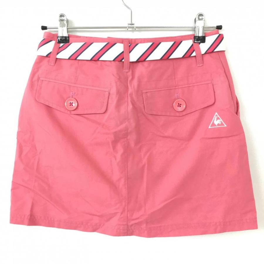 le coq sportif（ルコックスポルティフ） ルコック スカート ピンク×白