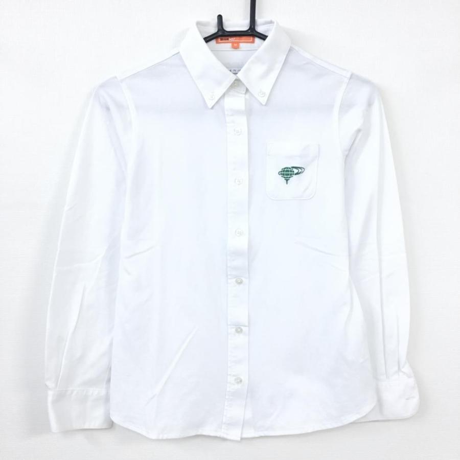 【新品未使用】BEAMS GOLF レディース ボタンダウンシャツ 長袖 SAX 新品未使用】BEAMS GOLF レディース ボタンダウンシャツ 長袖 SAX