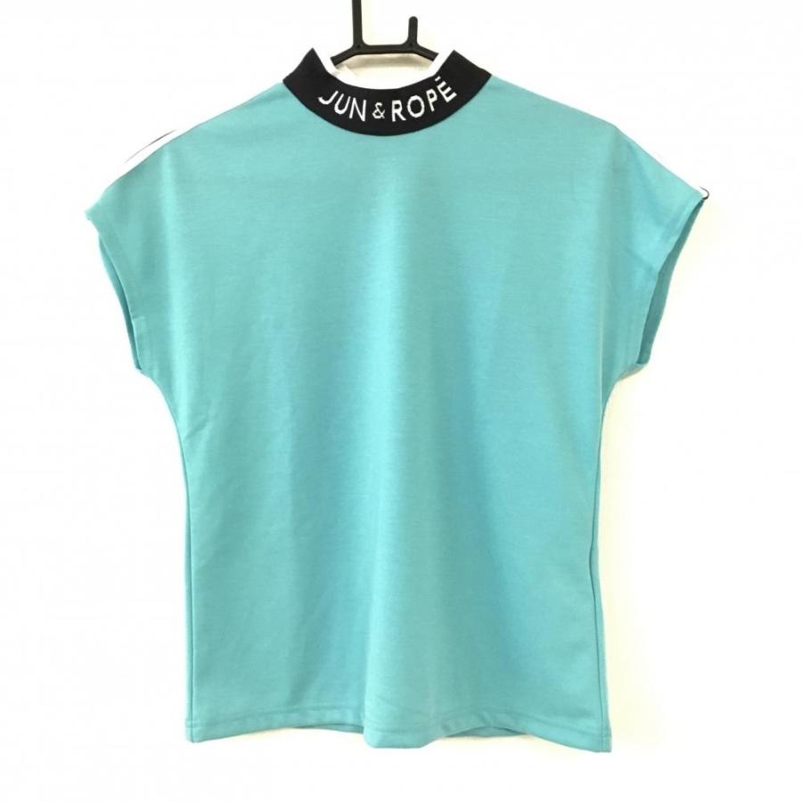 超美品】☆2021年☆JUN＆ROPE ジュンアンドロペ 半袖ハイネックシャツ