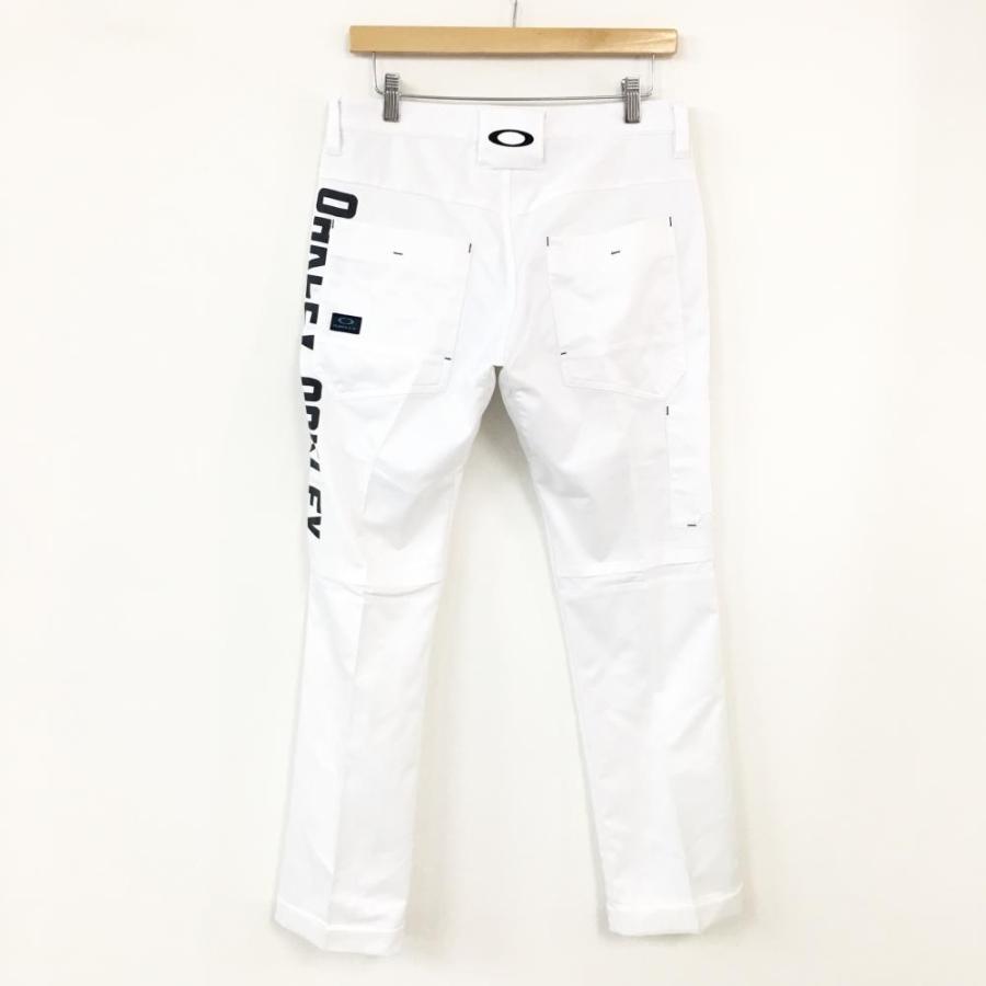☆10%OFF価格☆【美品】Oakley オークリー 裏地付パンツ 白×黒 バック