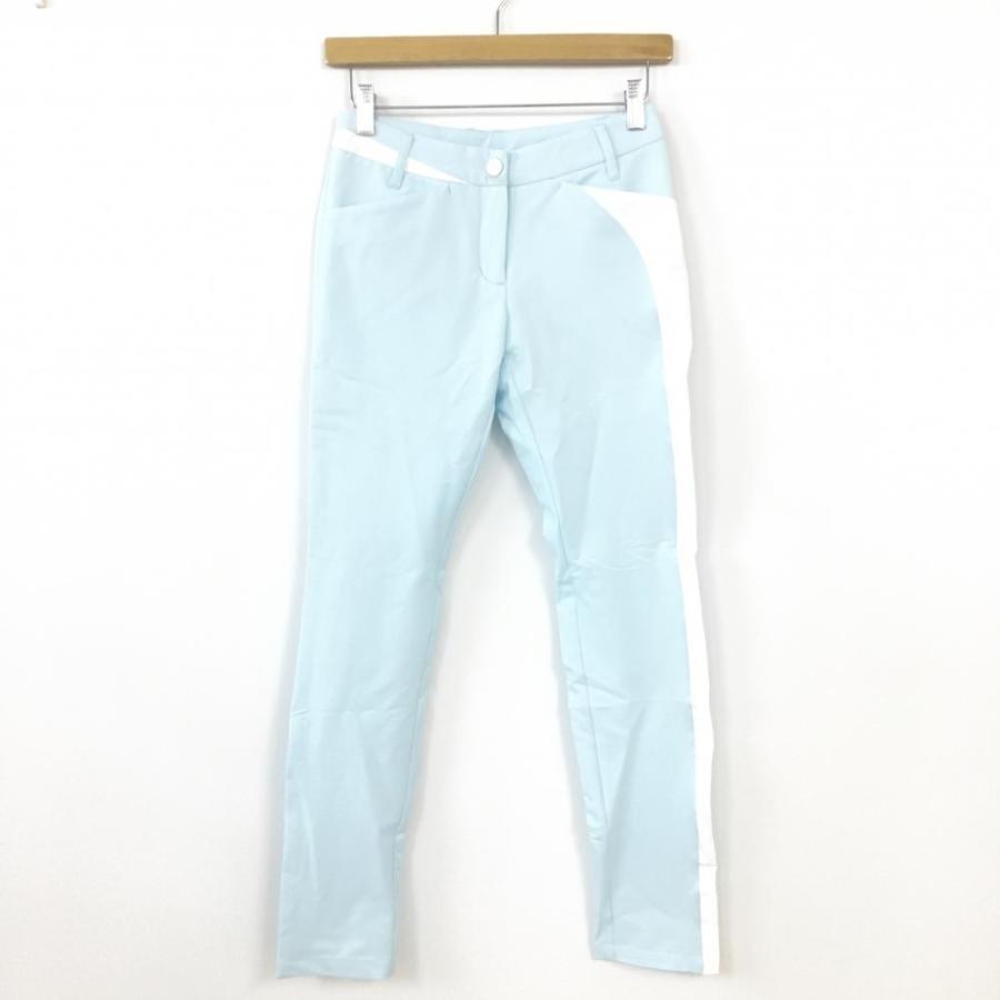 DESCENTE デサントゴルフ パンツ ライトブルー×白 中田英寿 DESCENTE デサントゴルフ パンツ ライトブルー×白 中田英寿