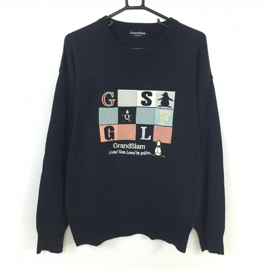 30%OFF価格／Munsingwear マンシングウェア 長袖セーター ネイビー